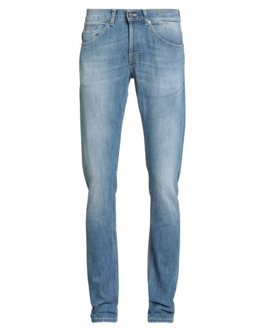 Dondup Men's Blue Jeans Cotton, Elastomultiester