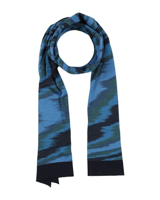 Bufanda Missoni de hombre de color Blue