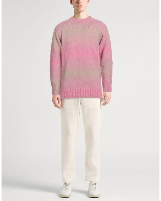 Pullover Roberto Collina pour homme en coloris Pink