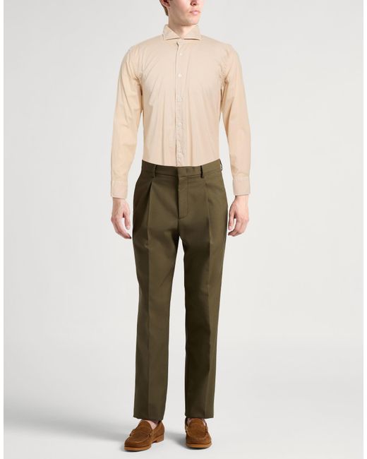 Fedeli Natural Shirt Cotton, Elastane for men