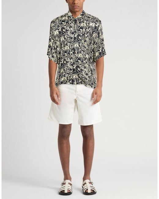 Laneus Gray Shirt Viscose for men