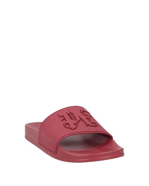 Palm Angels Purple Sandals Rubber for men