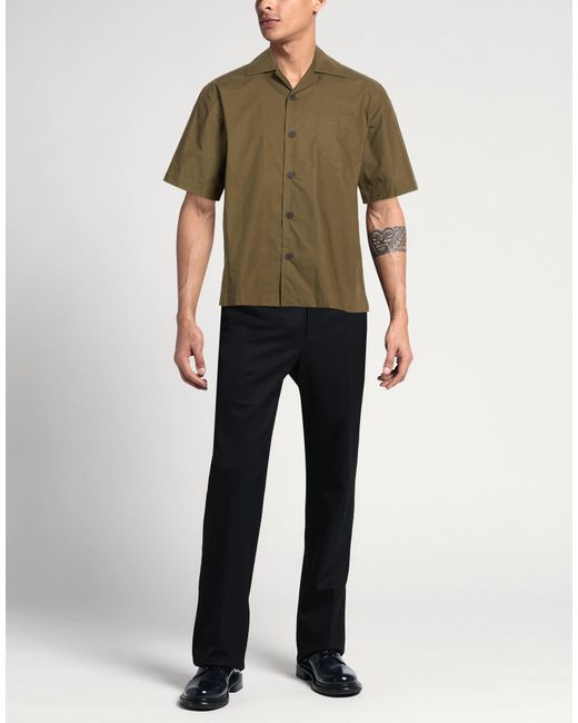 MODES Green Shirt Cotton for men