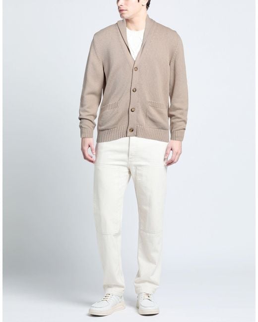 Boglioli Natural Cardigan for men