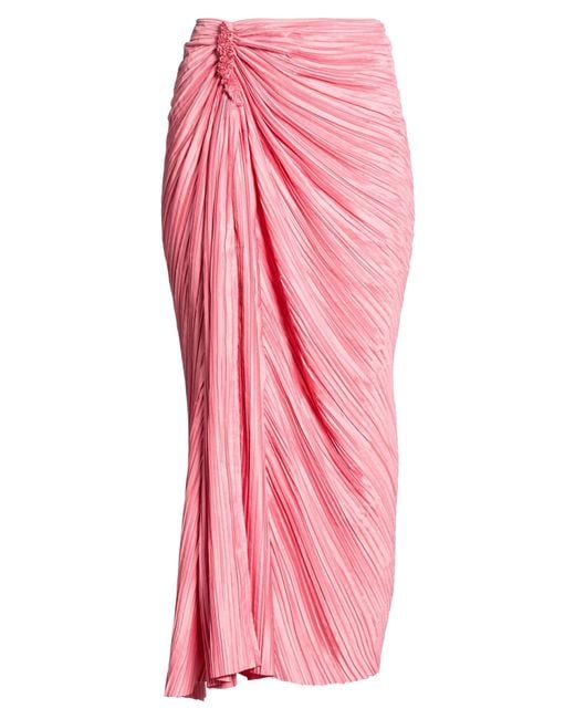 Cult Gaia Pink Maxi Skirt