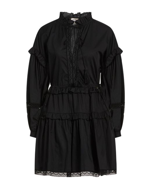 Liu Jo Black Mini Dress Cotton