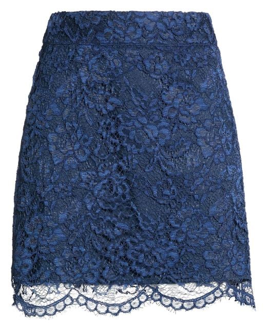 Compagnia Italiana Blue Mini Skirt