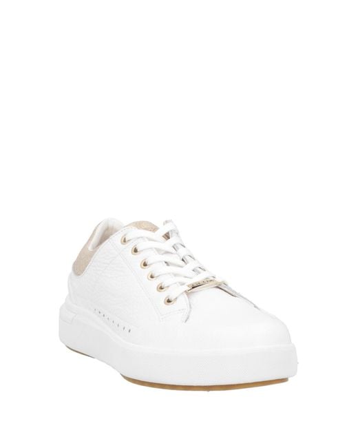 Geox White Trainers
