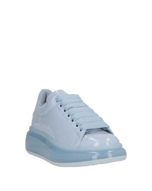 McQueen Blue Sneakers Synthetic Material