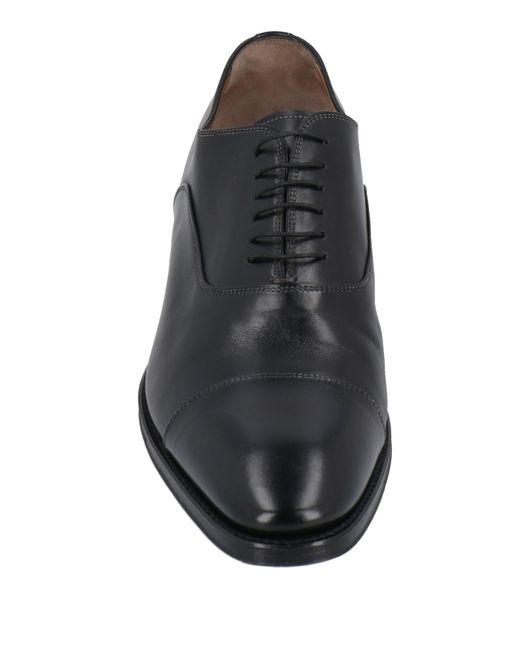 Chaussures à lacets Santoni pour homme en coloris Black