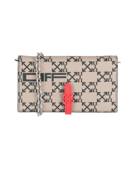 Off-White c/o Virgil Abloh Gray Wallet Soft Leather