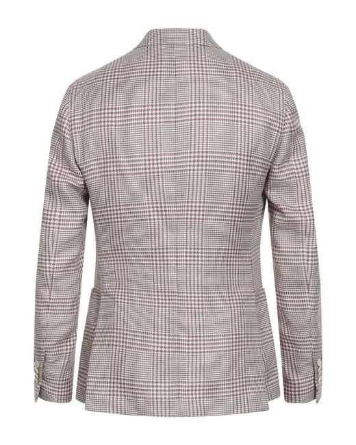 Lardini Gray Blazer Cotton, Linen for men