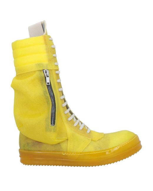 Rick Owens Yellow Boot for men