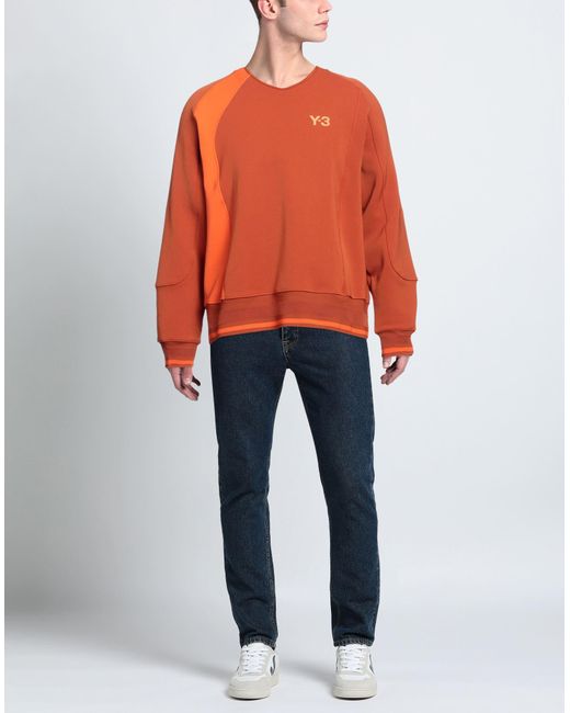 Y-3 Sweatshirt in Orange für Herren