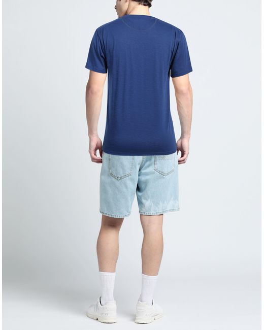 Grey Daniele Alessandrini T-shirts in Blue für Herren