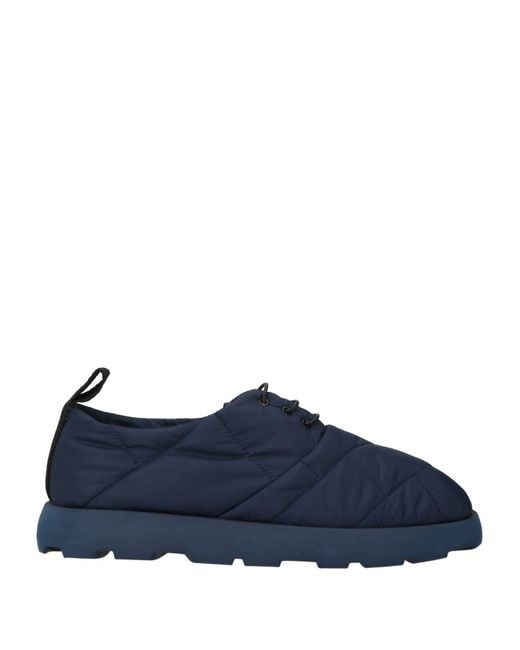 PIUMESTUDIO Blue Sneakers Textile Fibers for men