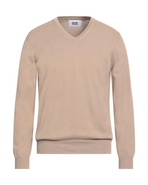 Alpha Studio Natural Jumper for men