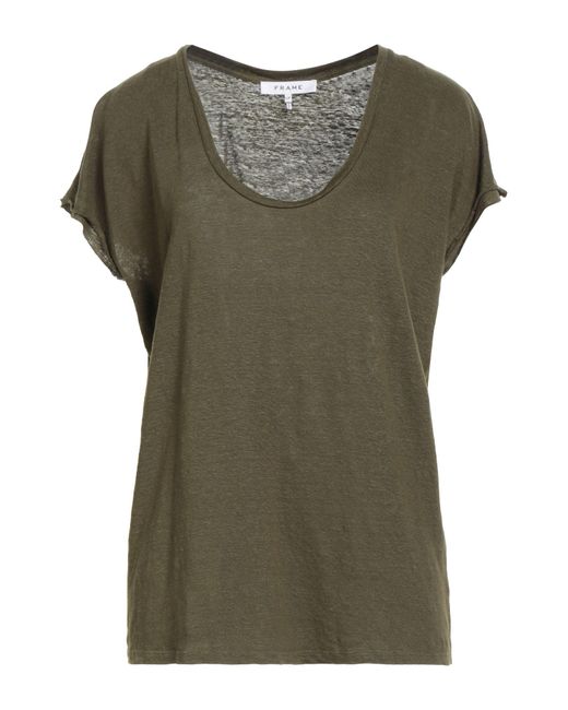 Camiseta FRAME de color Green