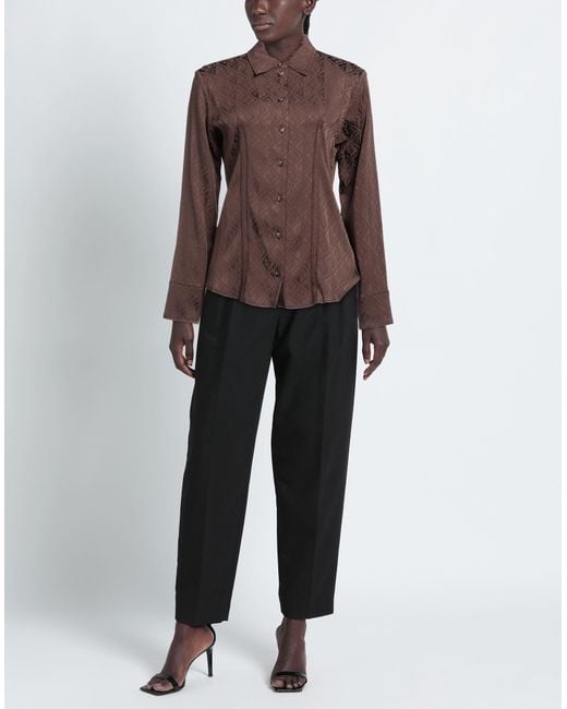 MARINE SERRE Brown Shirt