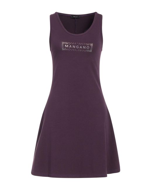 Mangano Purple Mini Dress