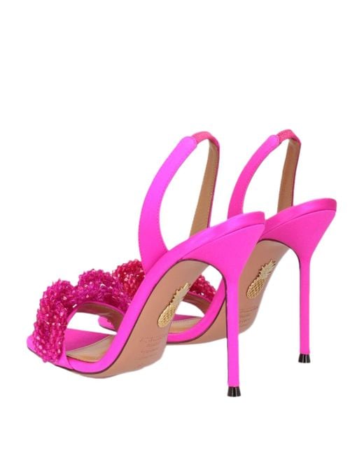 Aquazzura Pink Sandals
