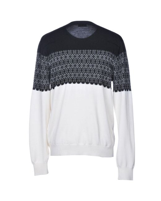 Dior Blue Sweater Virgin Wool for men