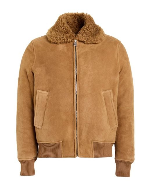 Sandro Brown Shearling & Teddy for men