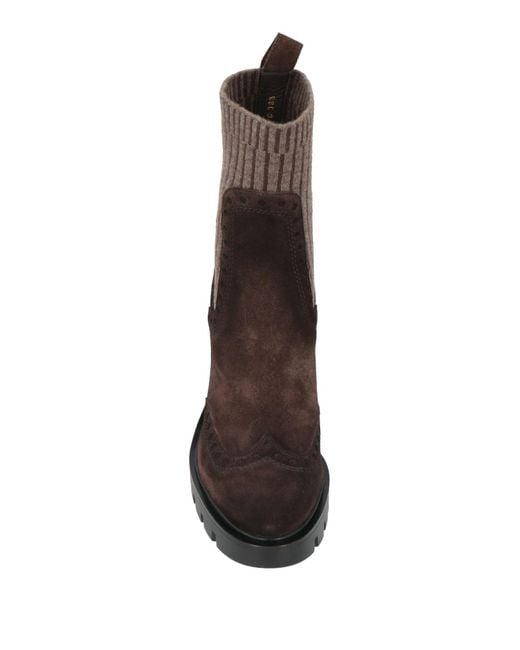 Santoni Brown Ankle Boots
