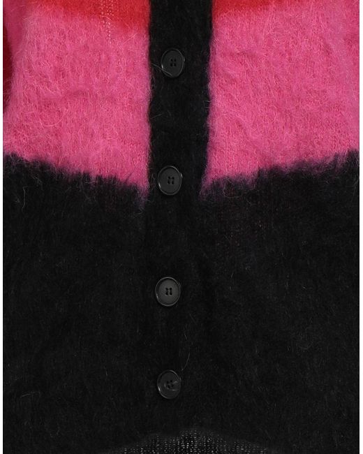 Jucca Red Cardigan Polyamide, Alpaca Wool, Mohair Wool