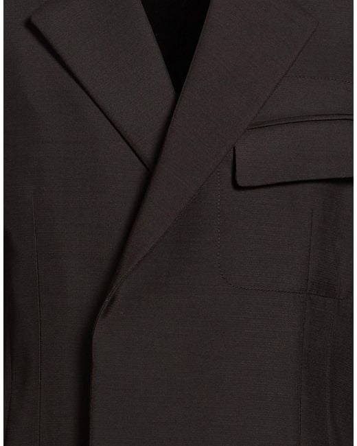Lanvin Black Blazer Wool, Polyamide for men