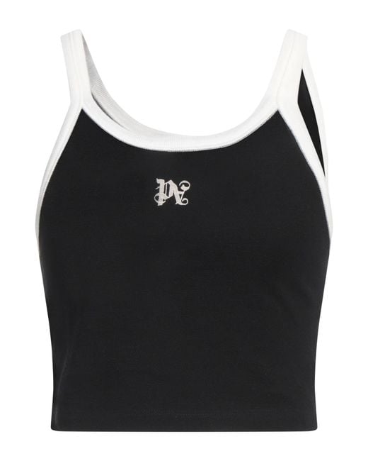 Palm Angels Black Tank Top
