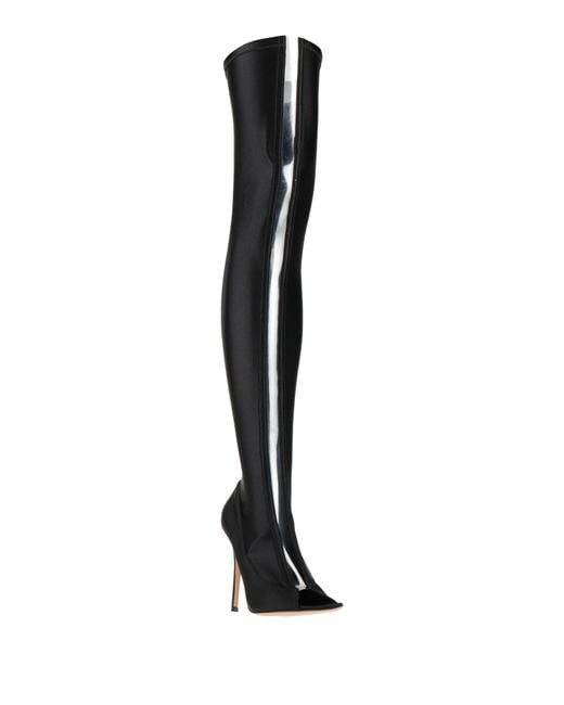 Gianvito Rossi Black Boot Lycra