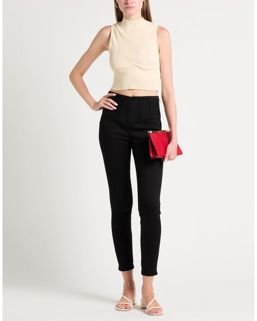 Pinko Black Denim Jeans Cotton, Elastomultiester, Lyocell, Elastane, Polyamide