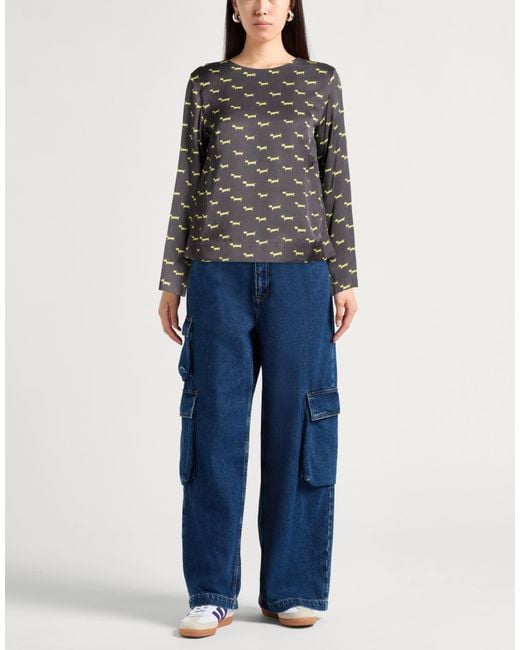 Ottod'Ame Black Caring Top Viscose