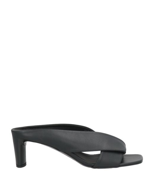 Roberto Del Carlo Gray Sandals Leather