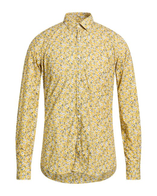 Xacus Yellow Shirt Cotton for men