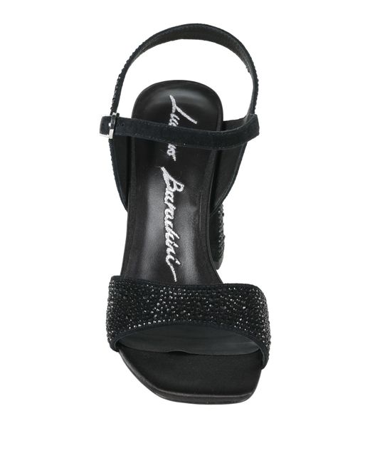 Luciano Barachini Black Sandals Leather
