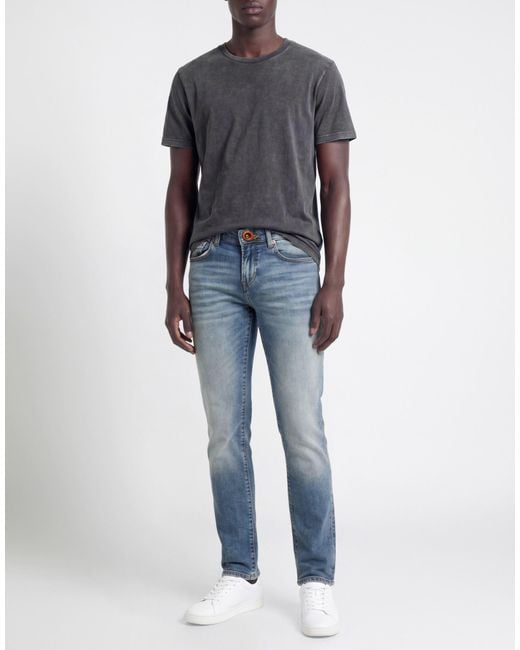 Gas Blue Jeans Cotton, Polyester, Elastane for men