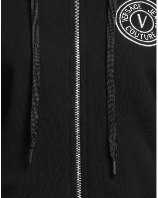 Versace Jeans Couture Black Sweatshirt Cotton