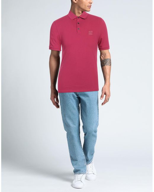 Boss Pink Polo Shirt for men