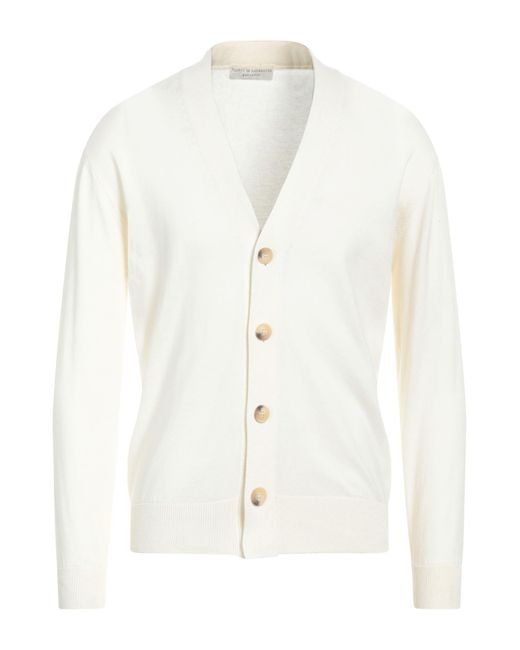 FILIPPO DE LAURENTIIS White Cardigan for men