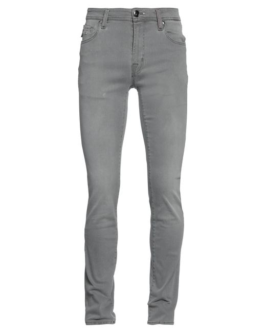 Tramarossa Gray Jeans Cotton, Recycled Polyester, Recycled Cotton, Elastane for men