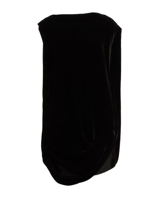 Rick Owens Black Top Viscose, Silk