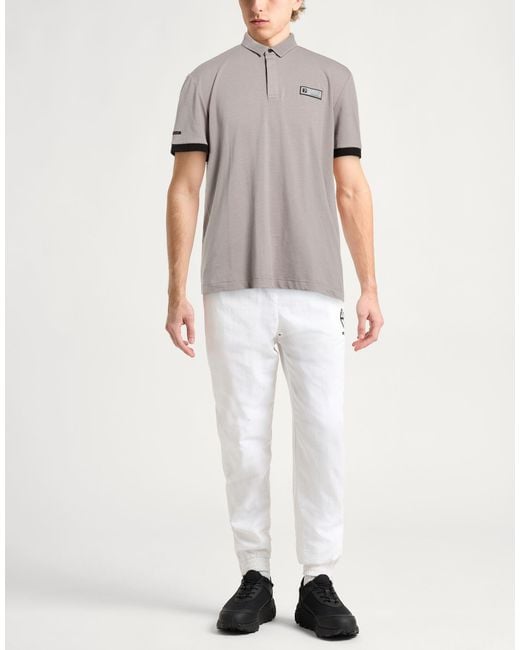 EA7 Gray Polo Shirt for men