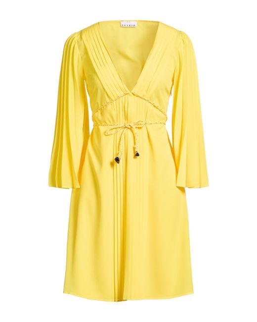 SFIZIO STUDIO Yellow Mini Dresses