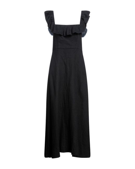 Honorine Black Maxi Dress