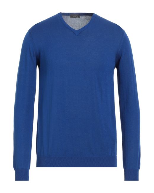 Rossopuro Blue Sweater Cotton for men
