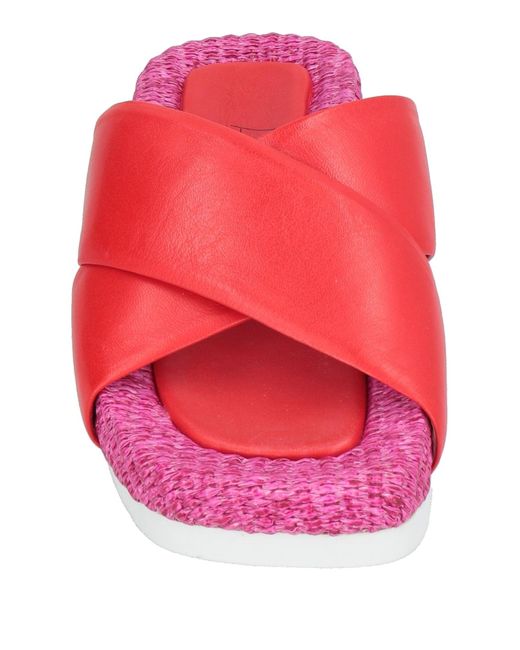Agl Attilio Giusti Leombruni Pink Espadrilles Leather