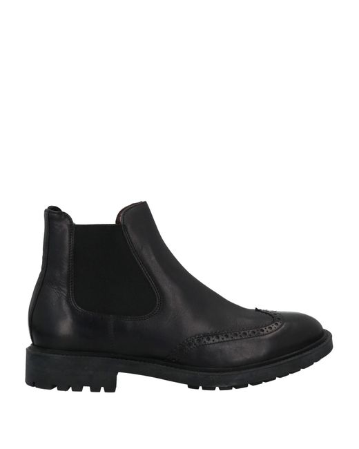 Sachet Black Ankle Boots for men