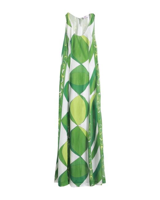 Emilio Pucci Green Maxi Dress